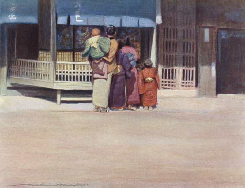 Un groupe familial - Mortimer Ludington Menpes