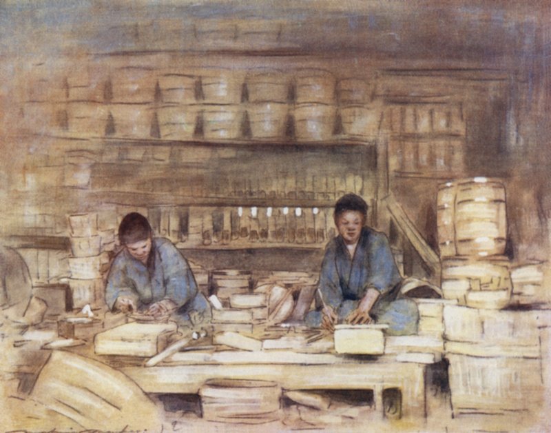 Menuisiers au Travail - Mortimer Ludington Menpes