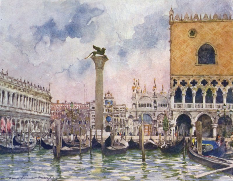 Piazza San Marco - Mortimer Ludington Menpes