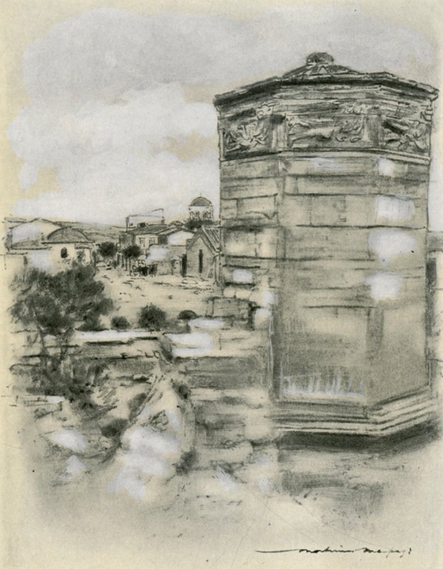 Tour des Vents, Athènes - Mortimer Ludington Menpes