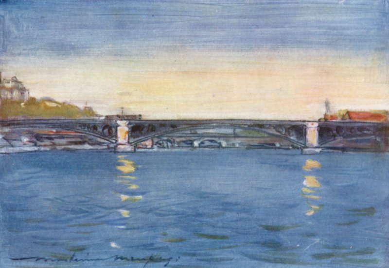 Après-midi sur la Seine - Mortimer Ludington Menpes