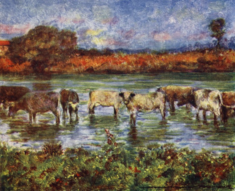 Près du pont, Sutton Courtney - Mortimer Ludington Menpes