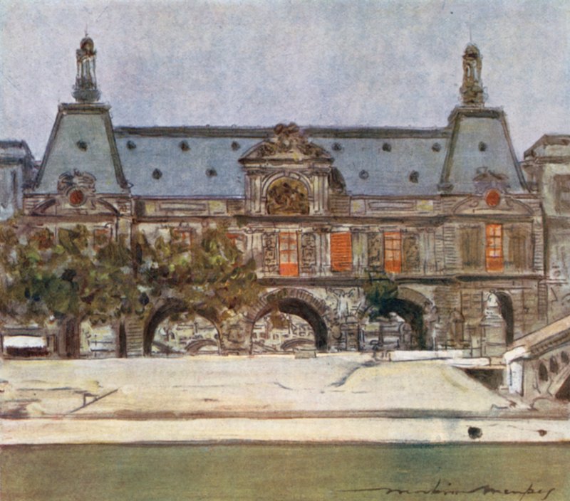 Le Louvre - Mortimer Ludington Menpes