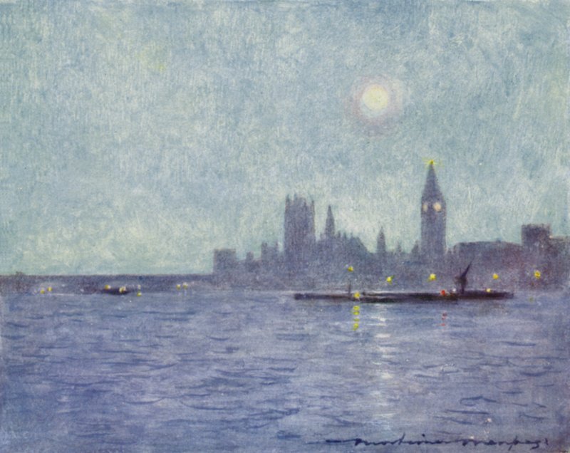 Westminster de nuit - Mortimer Ludington Menpes