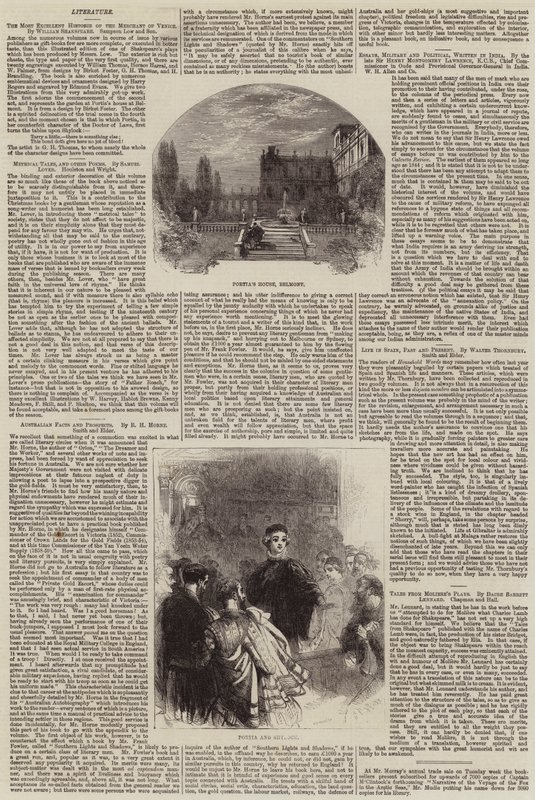 Le Marchand de Venise, par William Shakespeare - Myles Birket Foster