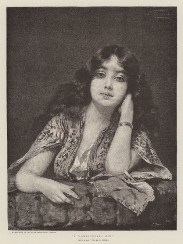 Une fille monténégrine - Nathaniel Sichel