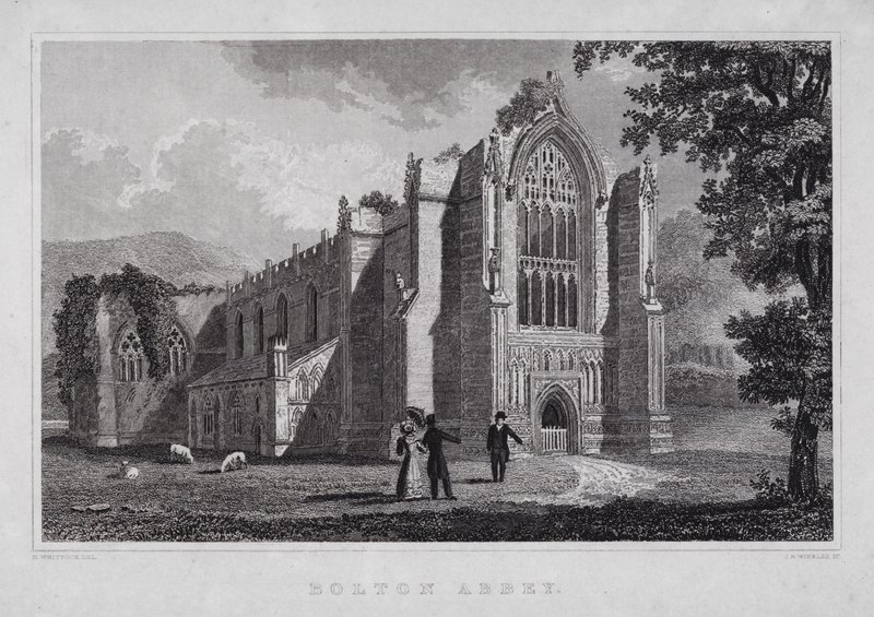 Abbaye de Bolton - Nathaniel (after) Whittock