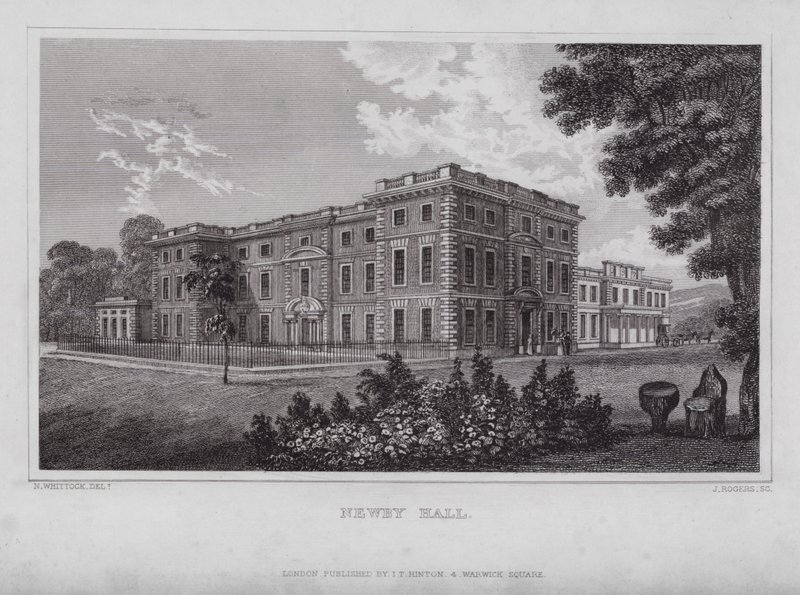 Newby Hall - Nathaniel (after) Whittock