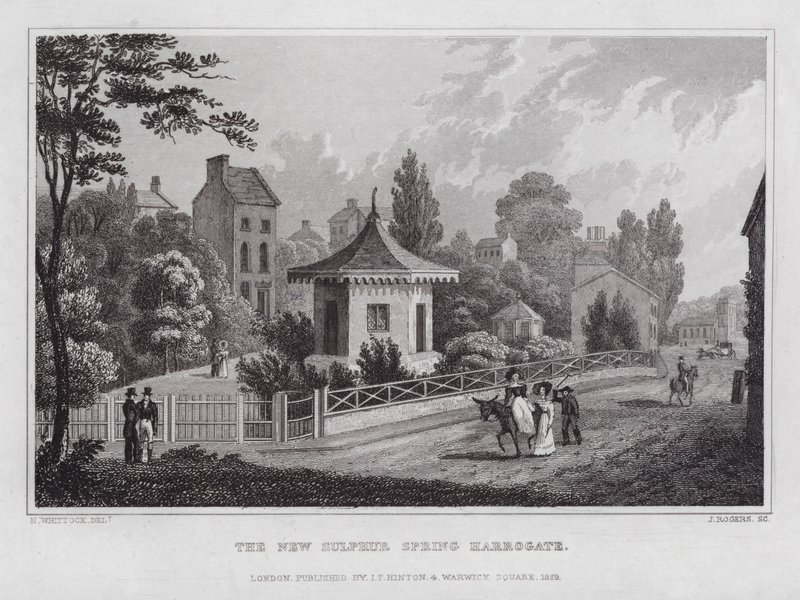 La nouvelle source de soufre, Harrogate - Nathaniel (after) Whittock