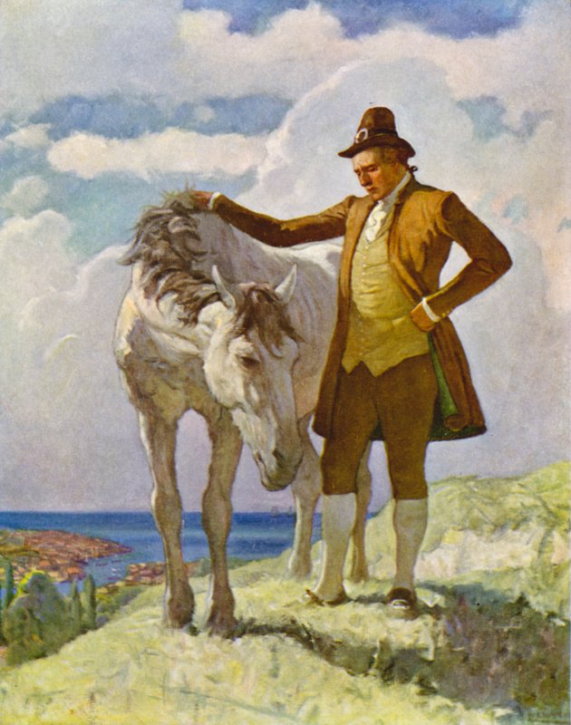 Sir Nat et le cheval - Newell Convers Wyeth