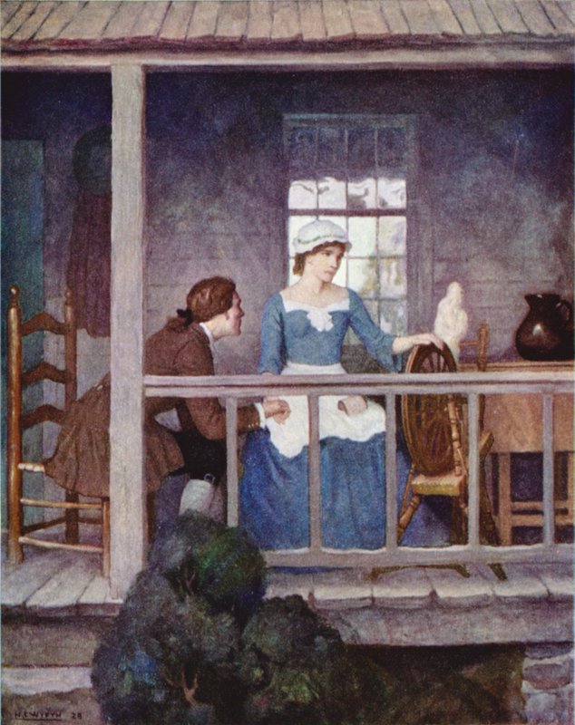 Sally Merrillee et Johnny - Newell Convers Wyeth