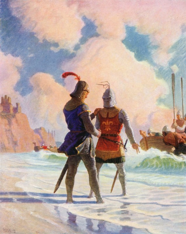 Bruce sur la plage - Newell Convers Wyeth