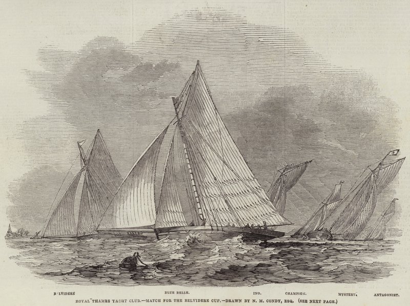 Royal Thames Yacht Club, Match pour la Coupe Belvidere - Nicholas Matthews Condy