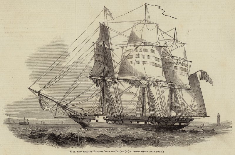 H M Nouvelle Frégate Thetis - Nicholas Matthews Condy