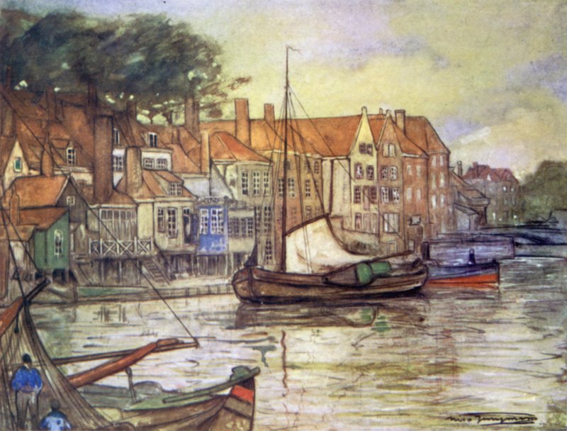 Un canal à Middelburg - Nico Jungman
