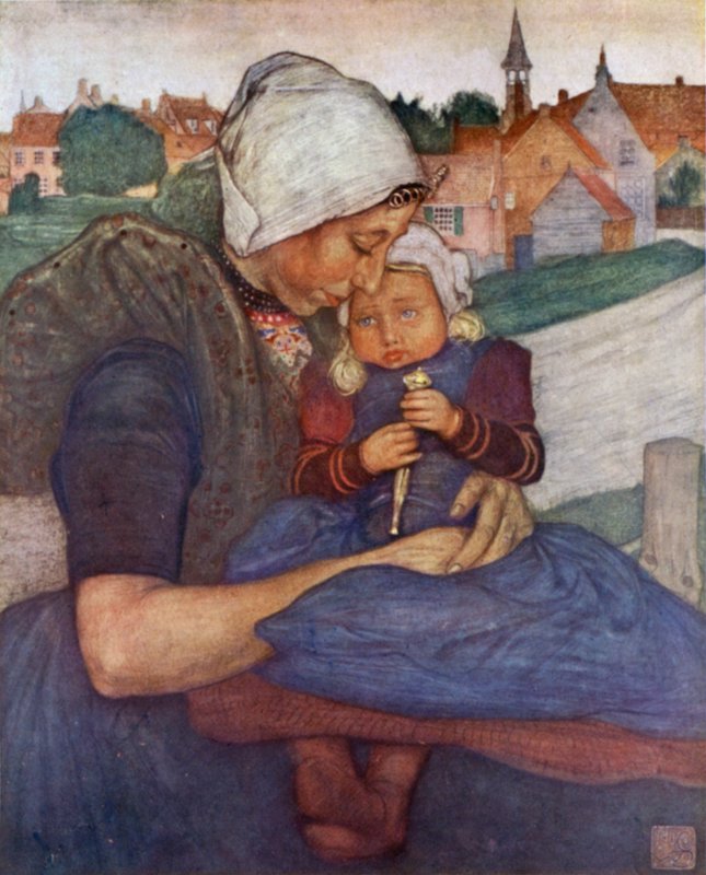 Une mère et un enfant d