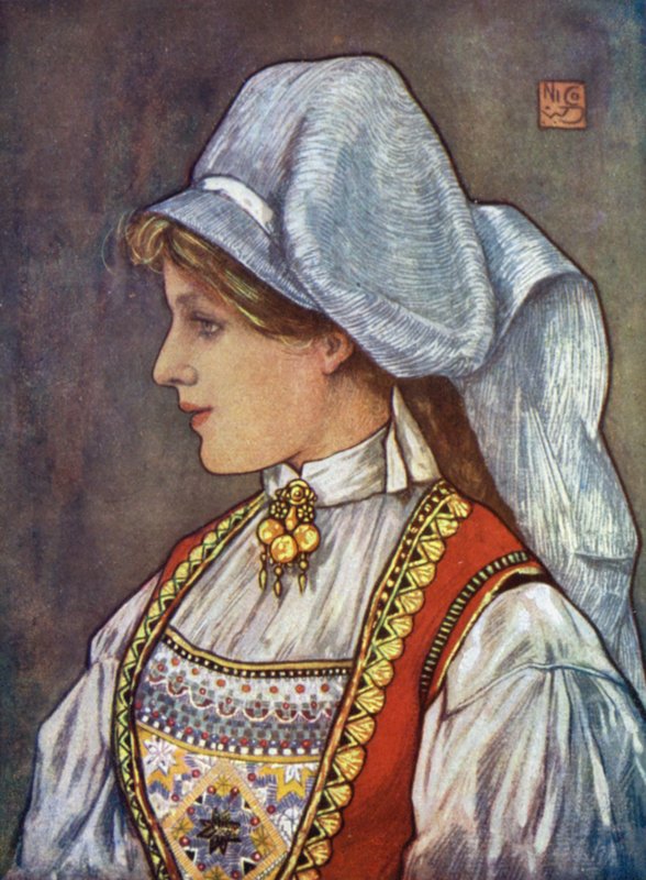 Norvège : Coiffure de Hardanger - Nico Jungman