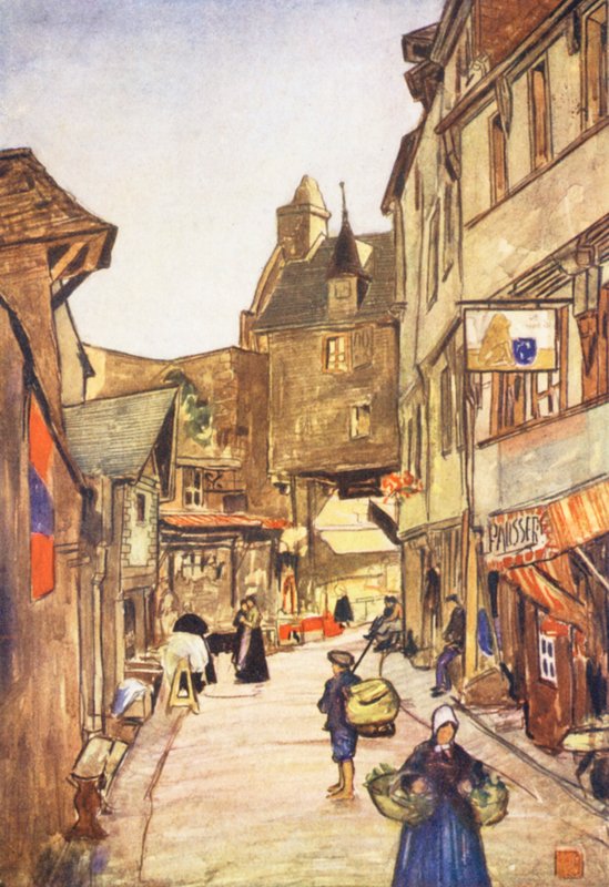 Une rue, Mont St Michel - Nico Jungmann