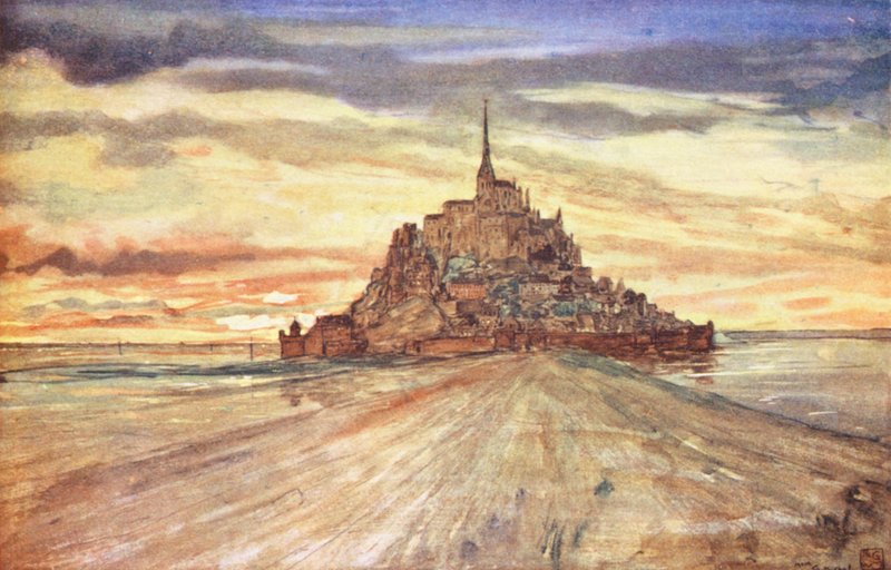 Mont St Michel, Coucher de soleil - Nico Jungmann
