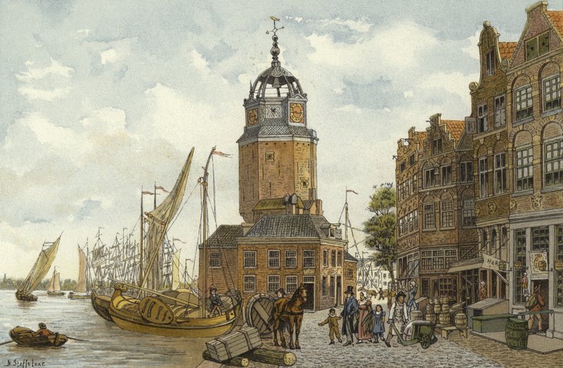 Tour Haringpakkerstoren, Amsterdam, XIXe siècle - Nico Steffelaar