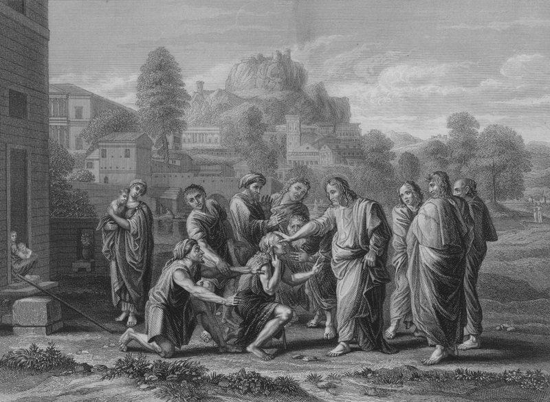Les aveugles recouvrant la vue - Nicolas Poussin