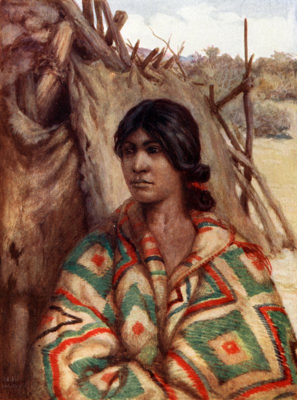 Une squaw Navajo - Norman Hardy