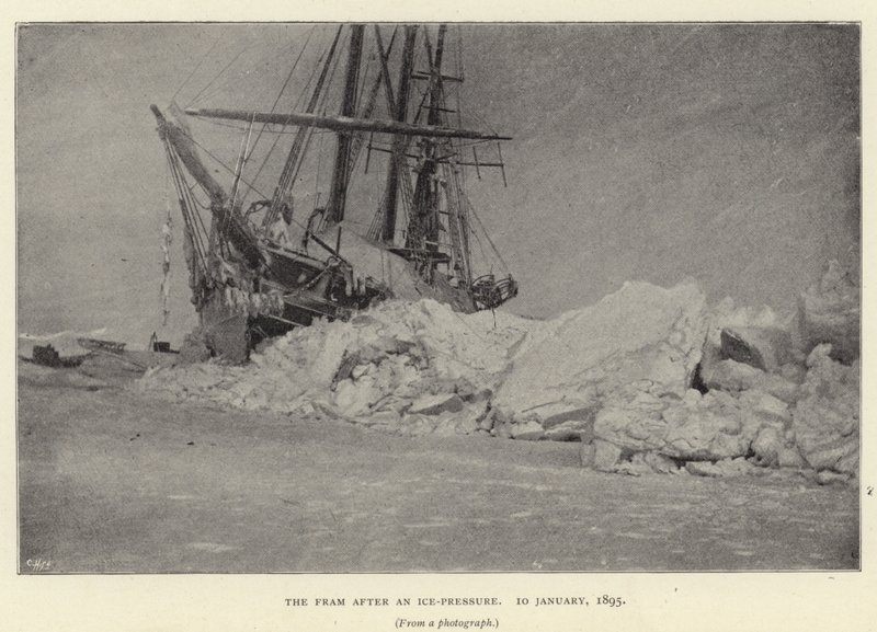 Le Fram après une pression de glace - Norwegian Photographer
