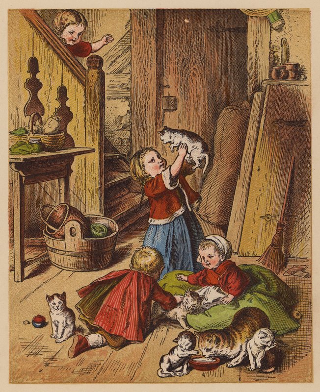 Petits chatons - Oskar Pletsch