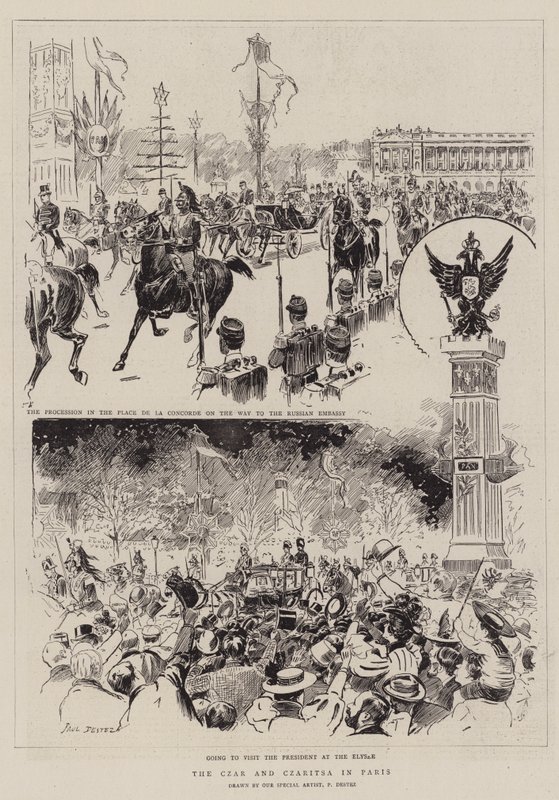 Le Tsar et la Tsarine à Paris - Paul Destez