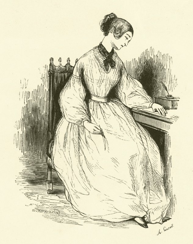 La jeune fille - Paul after Gavarni