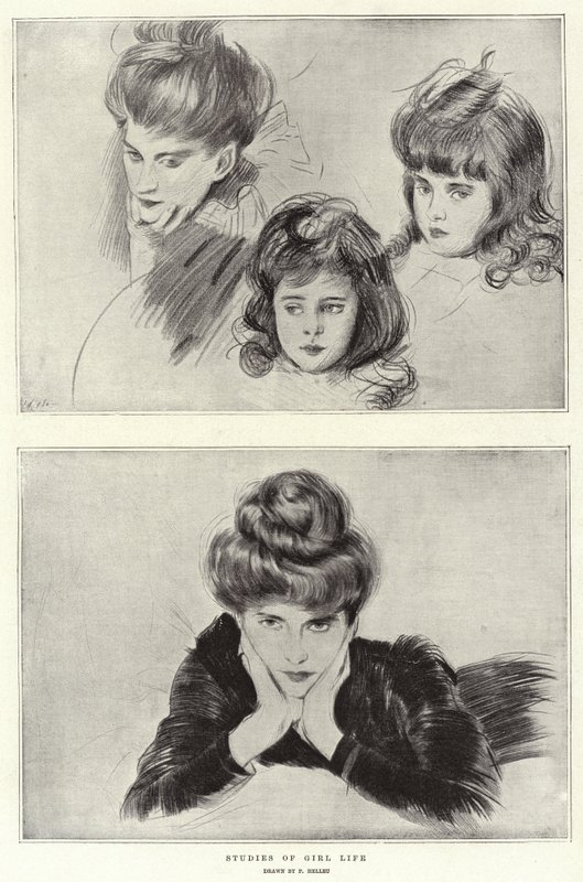Études de la vie des filles - Paul Cesar Helleu