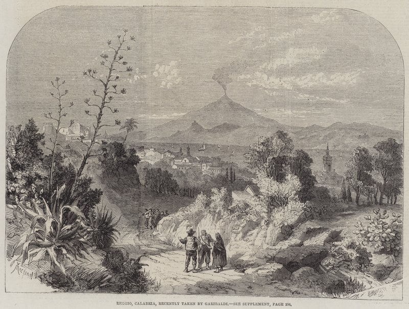Reggio, Calabre, récemment pris par Garibaldi - Percy Macquoid