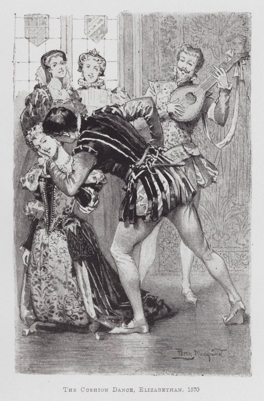 Danse : La danse du coussin, élisabéthaine - Percy Macquoid