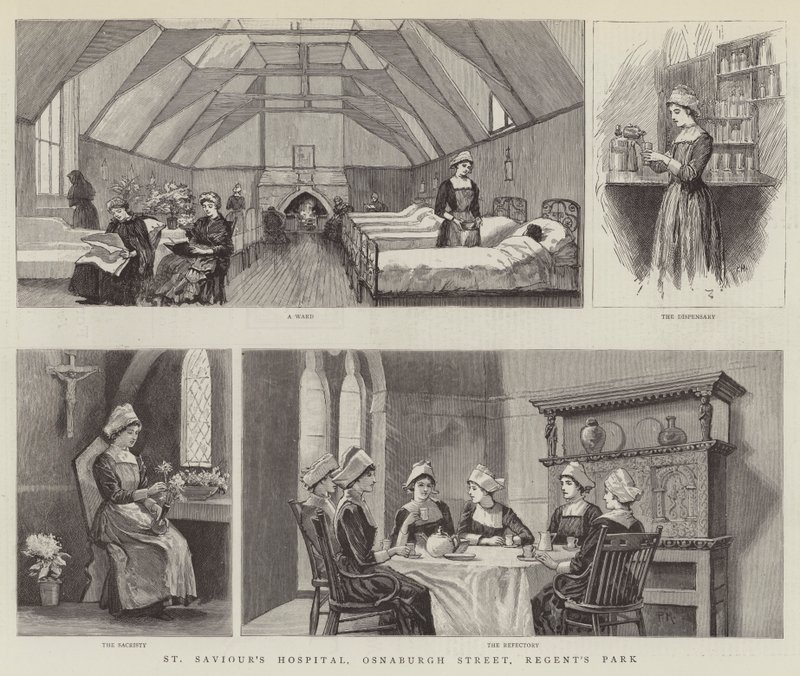 Hôpital St Saviour, rue Osnaburgh, Regent