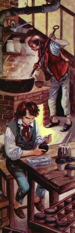Charles Dickens enfant dans l
