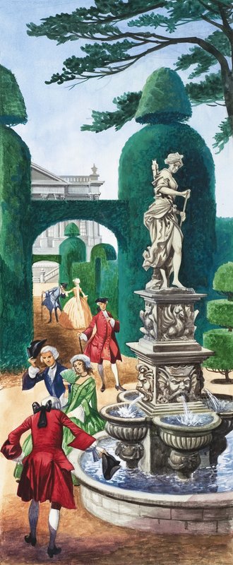 Gentlemen à une fontaine - Peter Jackson