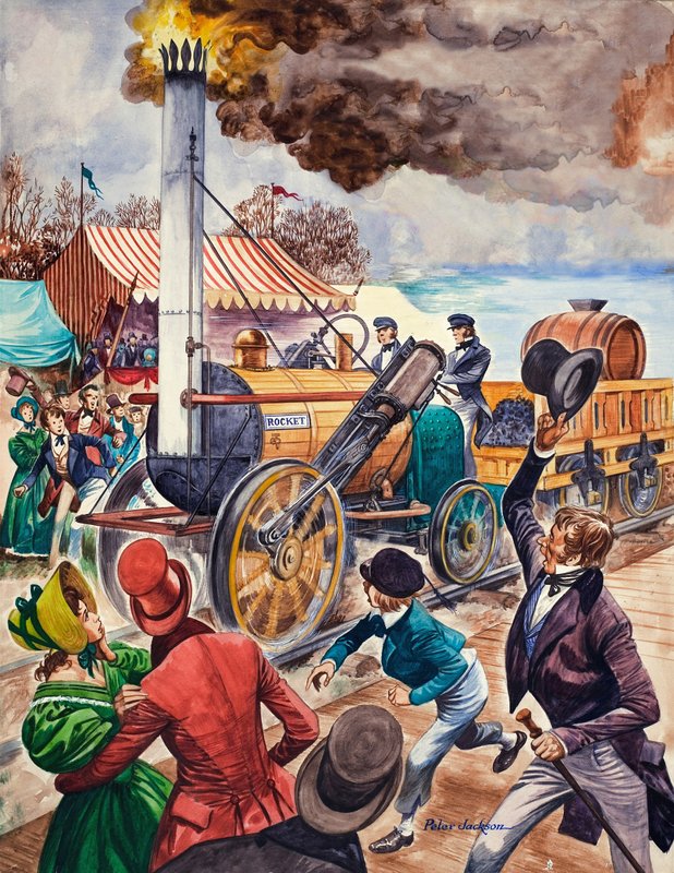 George Stephenson et la Rocket - Peter Jackson