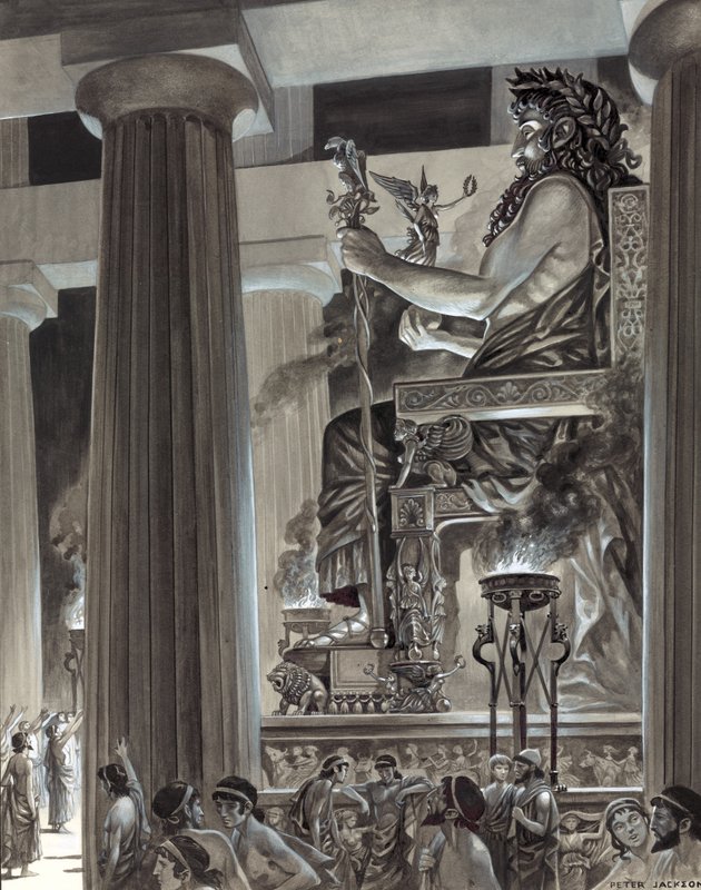 Statue de Zeus à Olympie - Peter Jackson