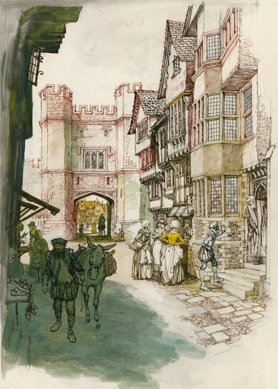 Scène de rue londonienne non identifiée - Peter Jackson