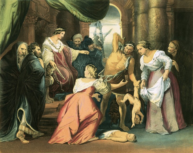 Le jugement de Salomon - Peter Paul Rubens