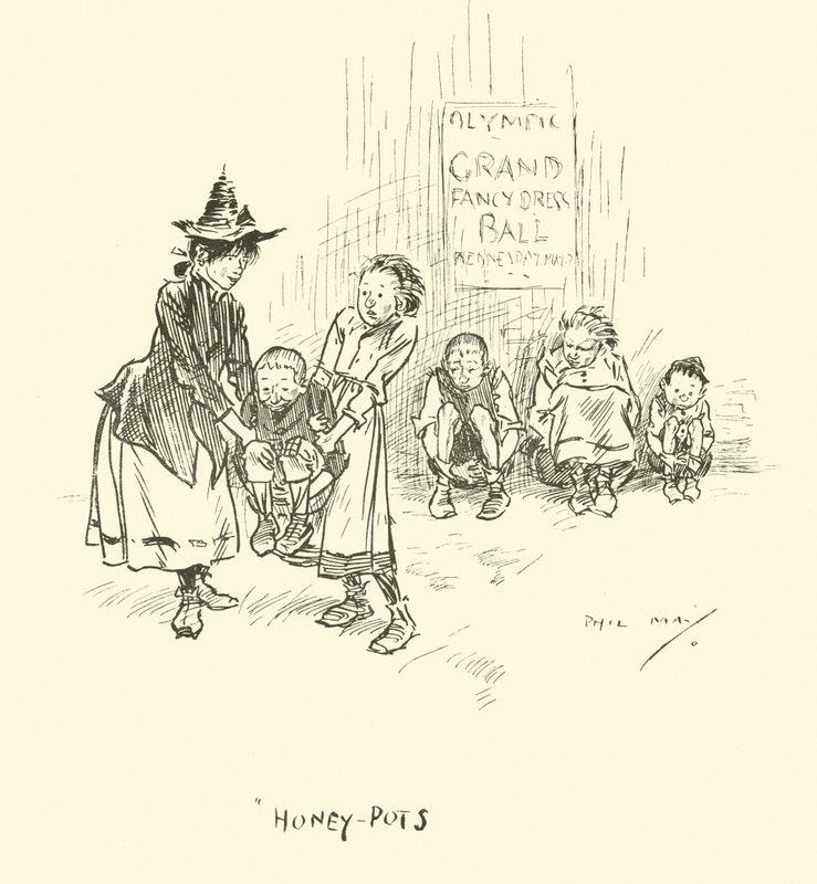 Illustration pour Phil Mays Gutter-Snipes - Phil May