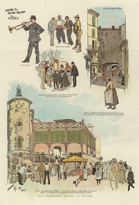 Notre artiste errant à Hyères - Phil May