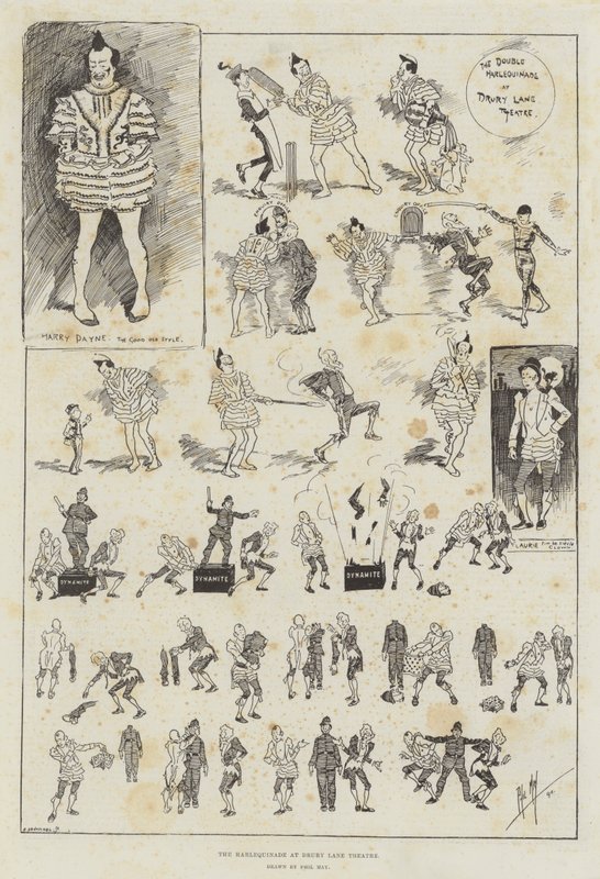 La Harlequinade au Théâtre de Drury Lane - Phil May