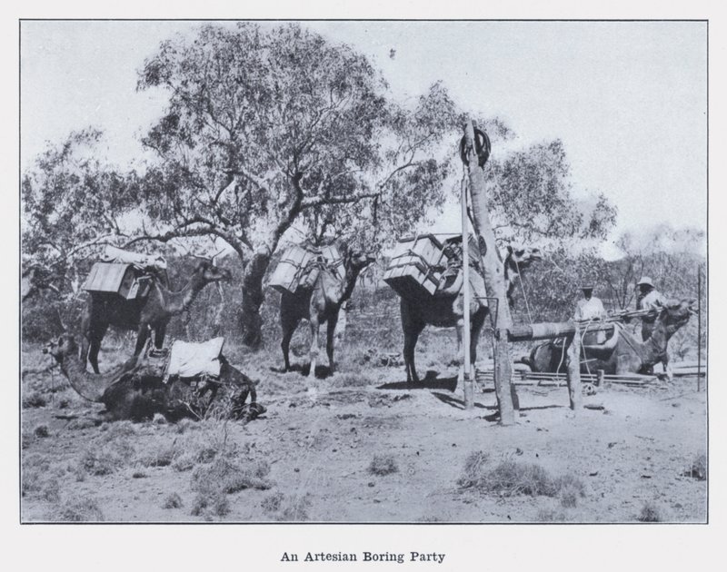 Une équipe de forage artésien - Photographer Australian