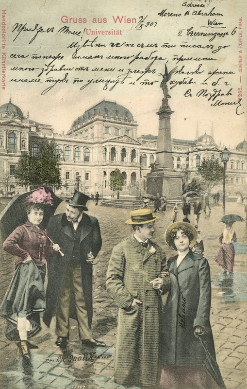 Couple sur la Ringstrasse, Vienne - Photographer German