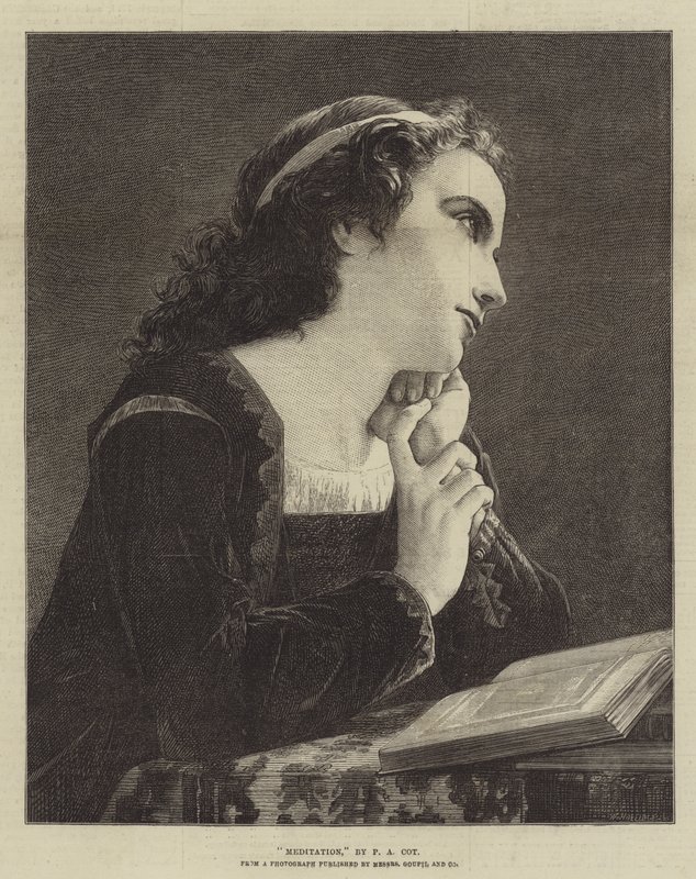 Méditation - Pierre Auguste Cot