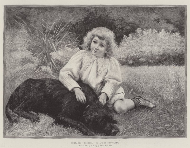 Camarades, au repos - Pierre Andre Brouillet