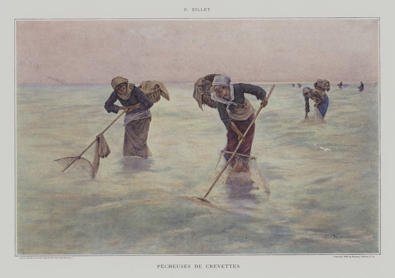 Pecheuses de Crevettes - Pierre Celestin Billet