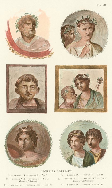 Portraits pompéiens - Pierre Gusman