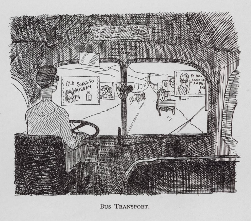 Transport en bus - Pont (1908 40)